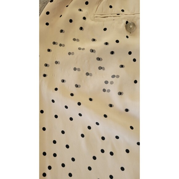 ATM Anthony Thomas Melillo Polka-Dot Silk Cropped Pants - Picture 8 of 8